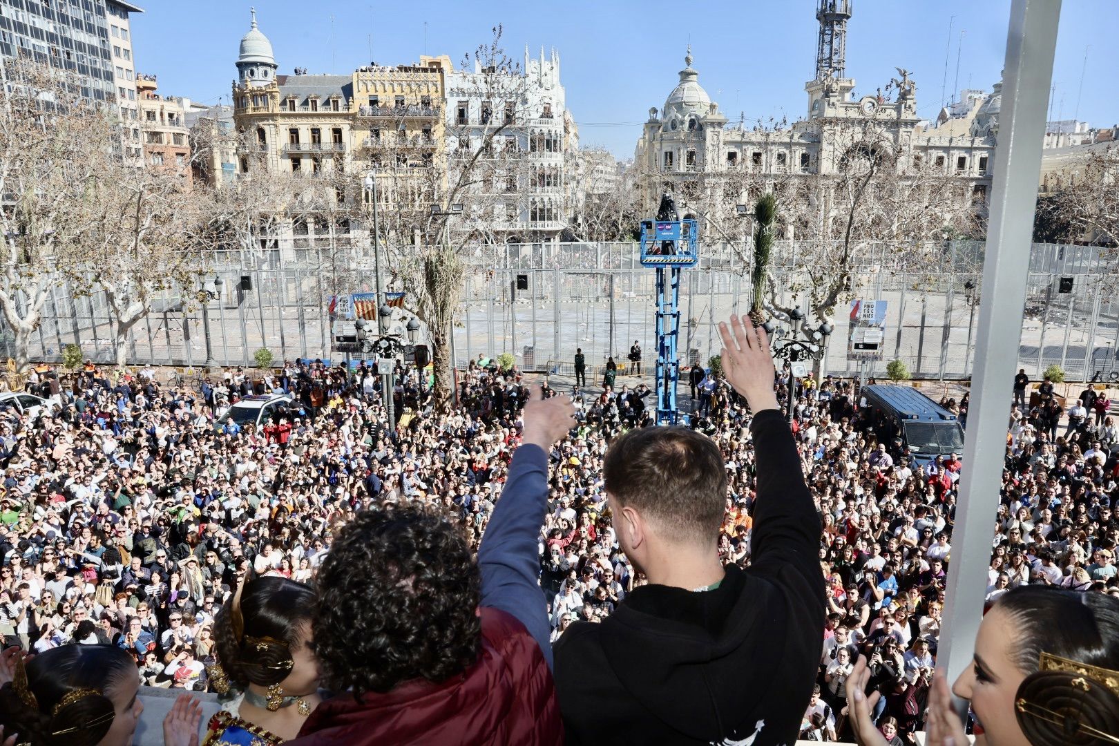 Palco día 1: estreno agridulce de las Mascletaes 2024