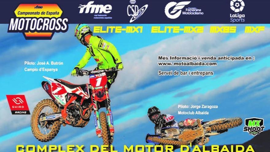 El Circuito de Albaida dará el pistoletazo de salida al Campeonato Nacional de Motocross 2019