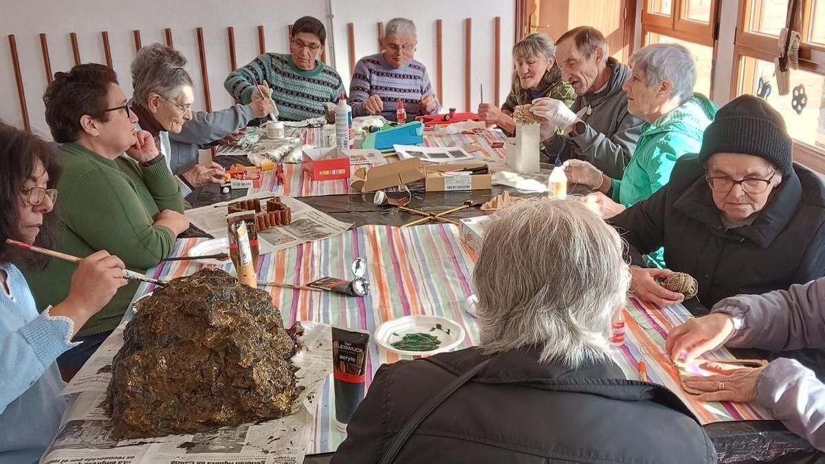 Un momento de uno de los talleres.