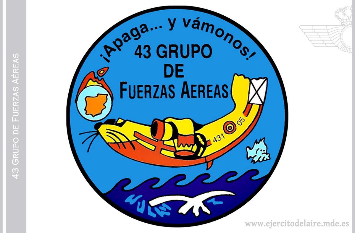 Logotipo del 43 Grupo de las Fuerzas Aéreas, Premio Especial de El Periódico Extremadura.