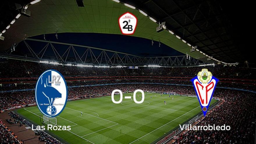 Las Rozas y el Villarrobledo no encuentran el gol y se reparten los puntos (0-0)