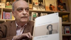Enrique Vila-Matas, en la presentación de Ocho entrevistas inventadas en la librería +Bernat.
