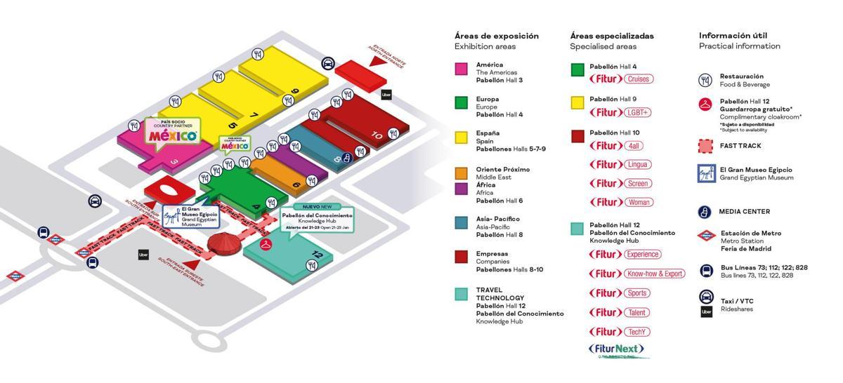 IFEMA MADRID recomienda el uso del transporte público para acceder al recinto ferial