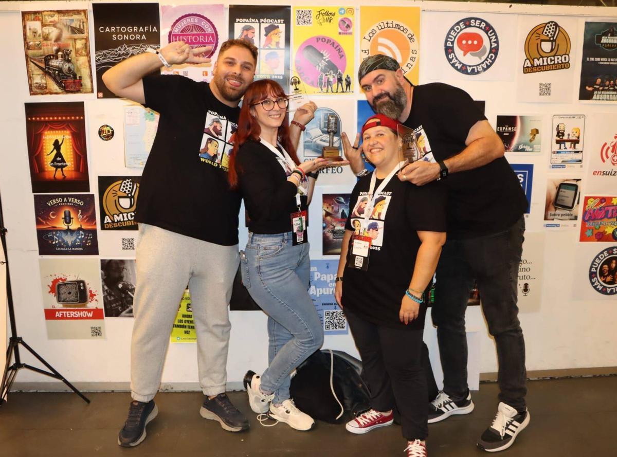 Ismael del Valle, Maitane Páez, Laura Sú i Álex Berlanga a les Jpod 2025.