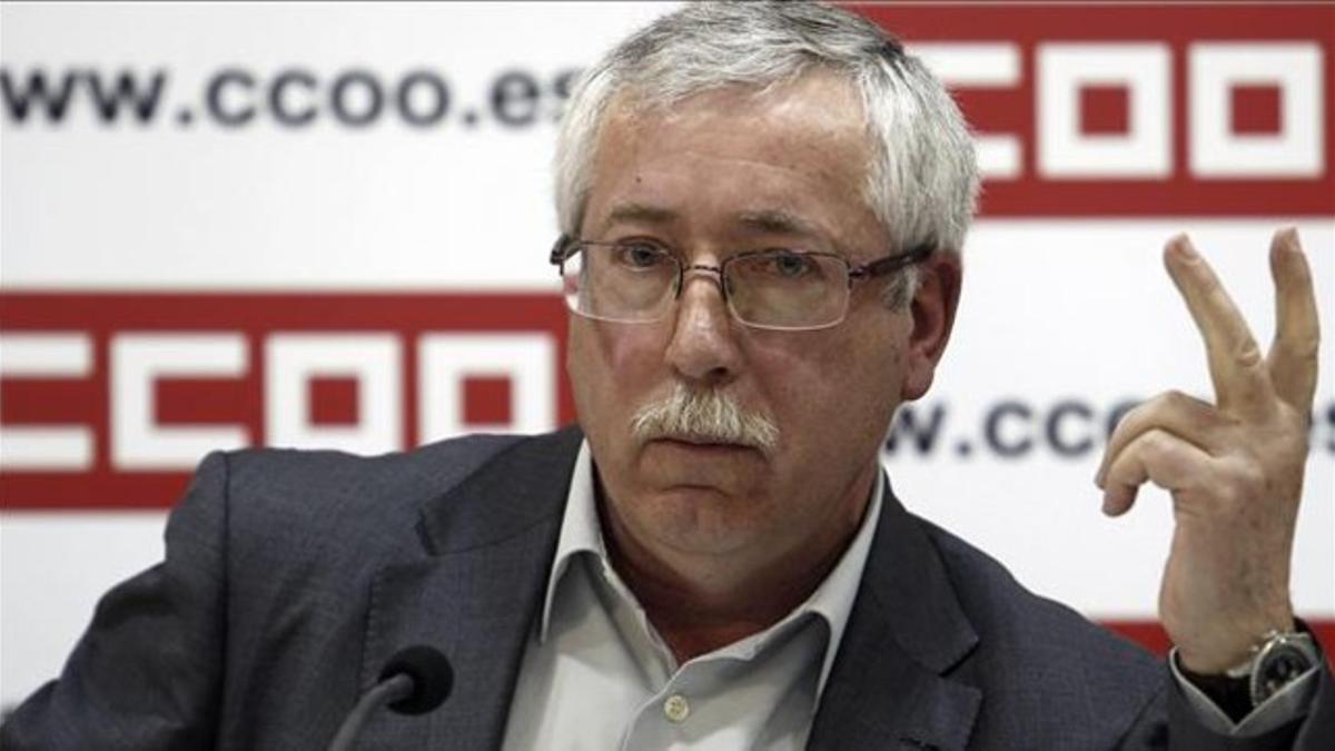 Ignacio Fernández Toxo, secretario general de CCOO.