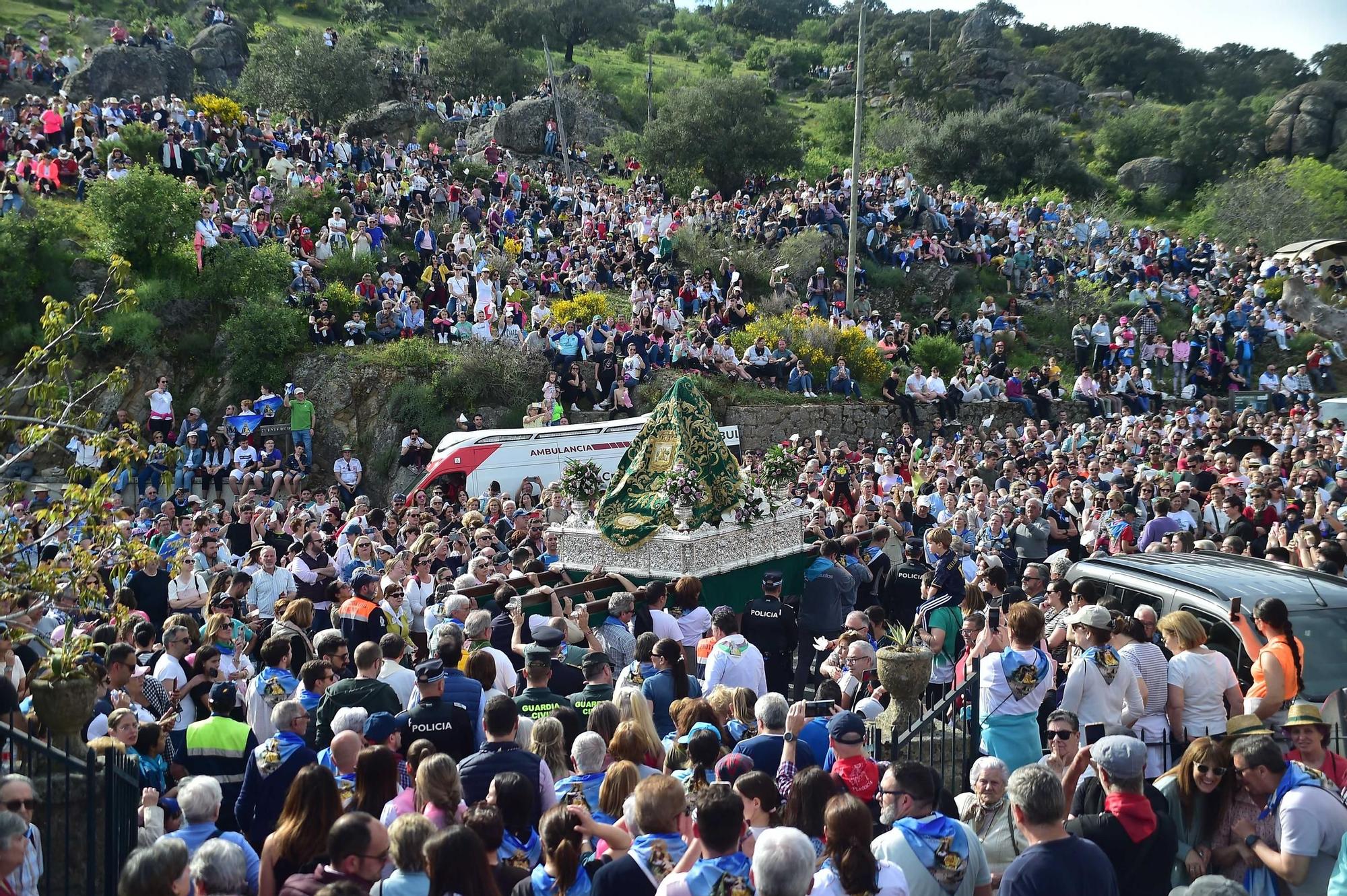 Las imágenes de la romería de la Virgen del Puerto en Plasencia