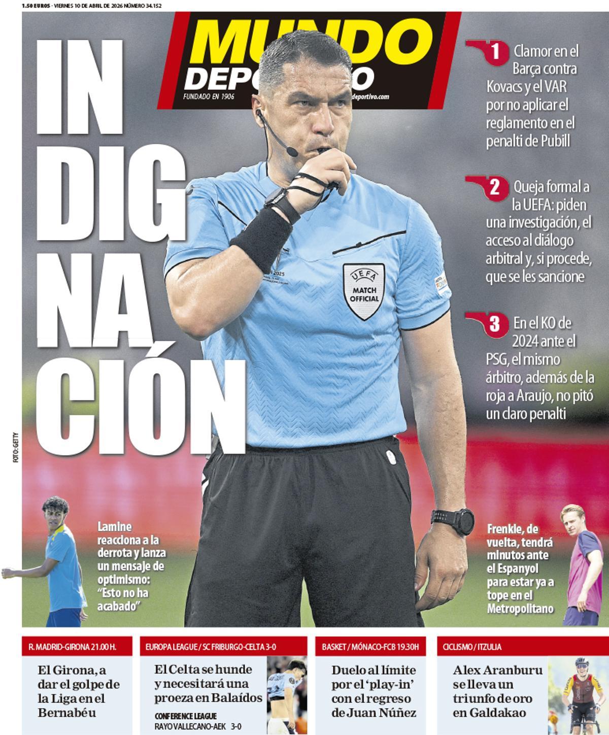 Las portadas de la prensa deportiva de hoy