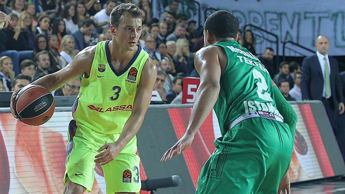 Pangos aportó 7 puntos y 5 asistencias al triunfo de los azulgranas