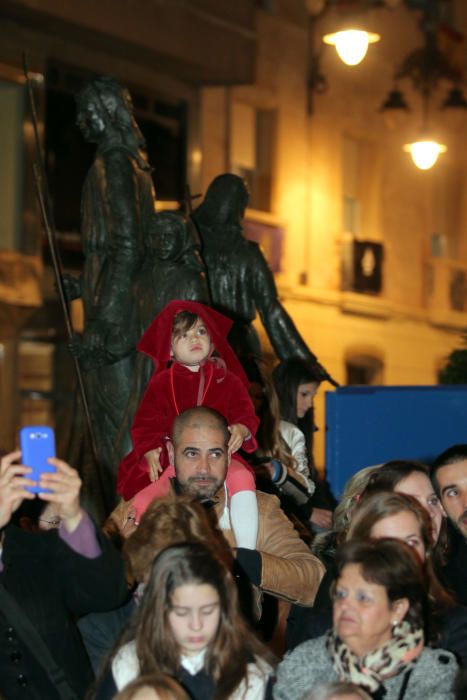 El primer trono mixto de Cartagena marca la procesión del Prendimiento