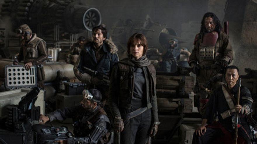 Los protagonistas de &#039;Rogue One: A Star Wars Story&#039;.