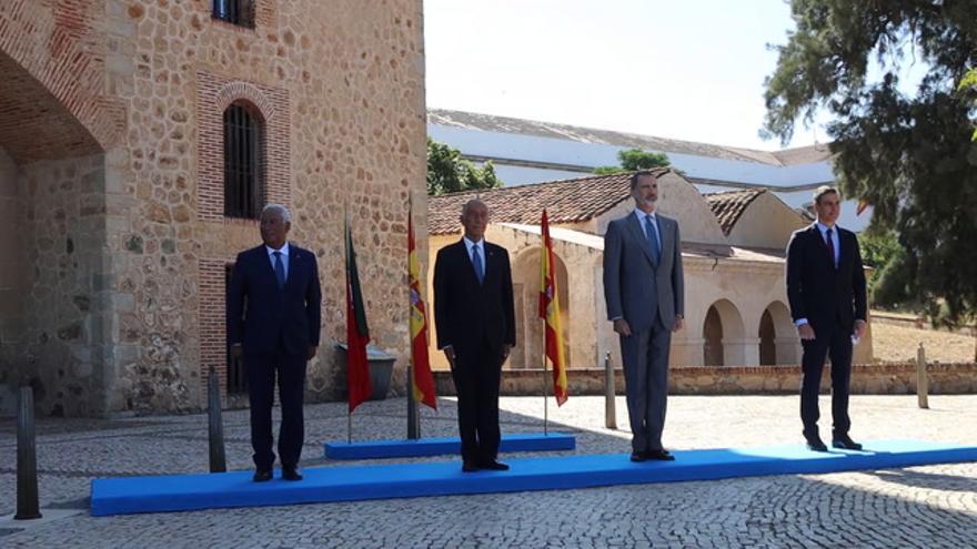 Actos en la reapertura de fronteras con Portugal