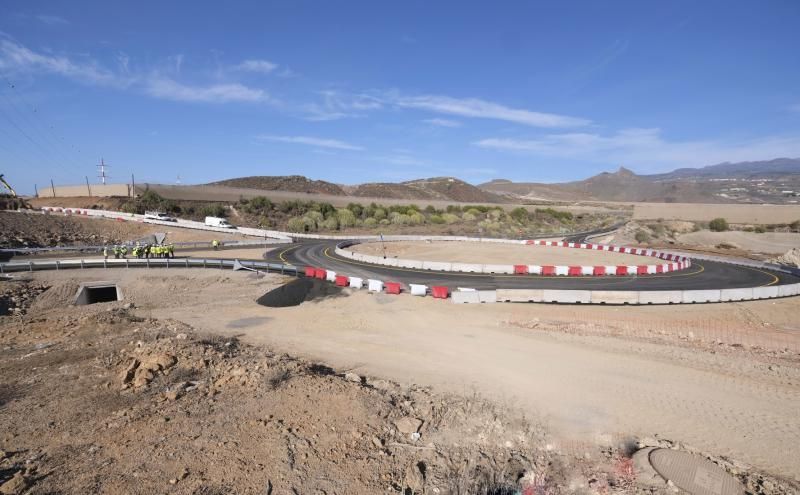Apertura parcial del nuevo enlace de Oroteanda, en la autopista del Sur