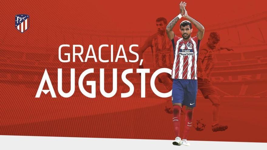 El Atlético de Madrid confirma la salida de Augusto