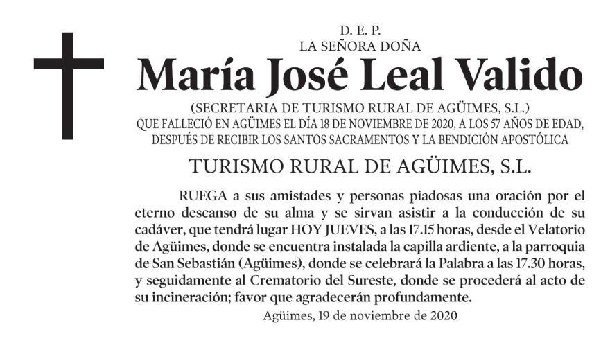 María José Leal Valido