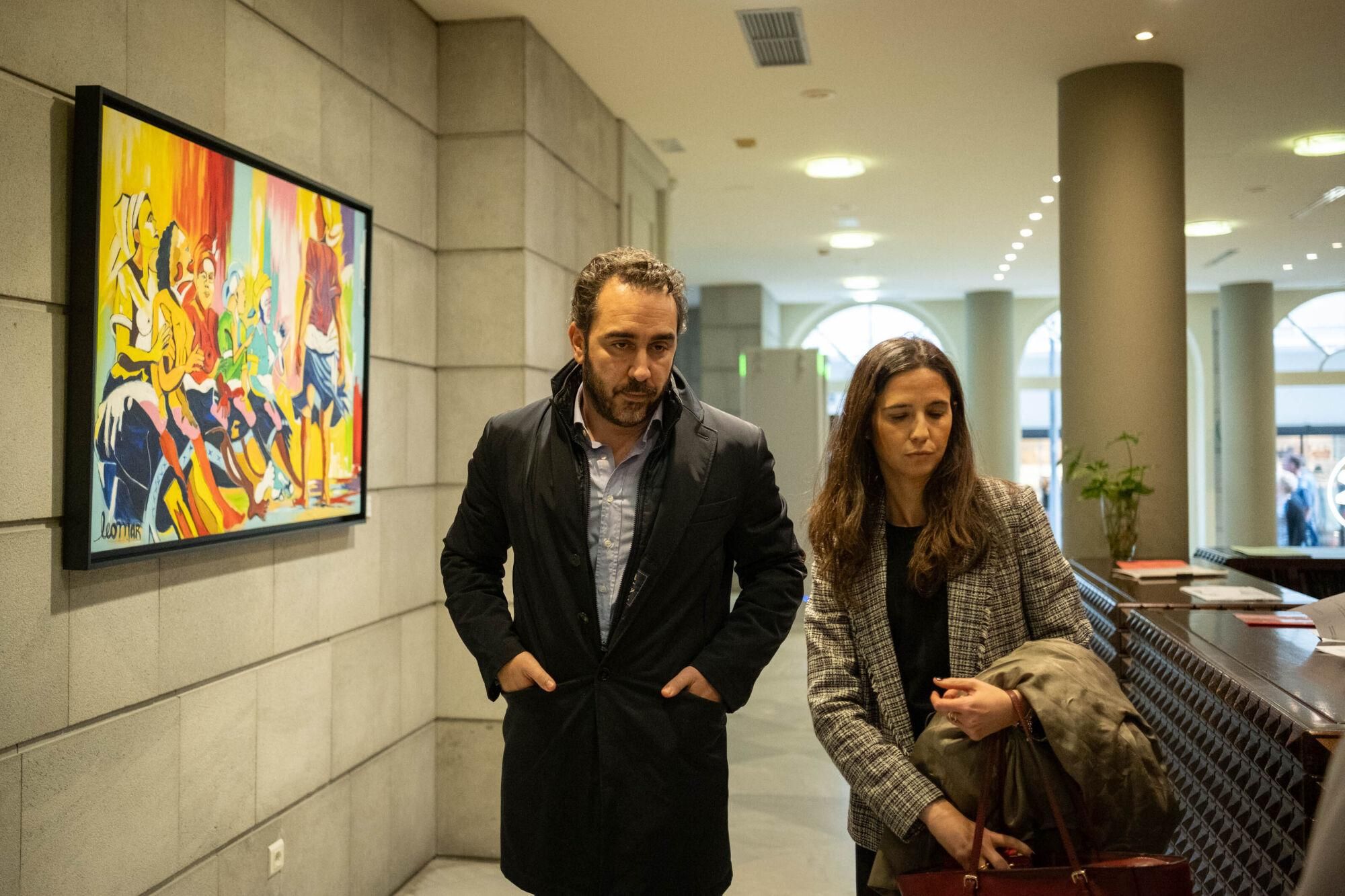 Aldama acude a la comisión de investigación del 'caso Mascarillas' en el Parlamento de Canarias