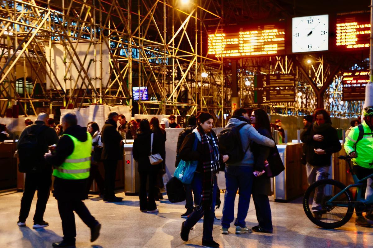 Primera jornada de la huelga de maquinistas en València
