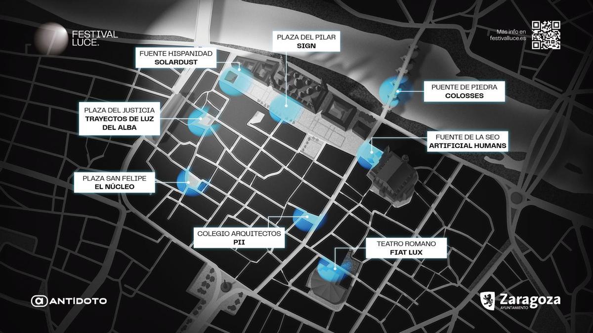 El plano de las intervenciones que tendrán lugar.