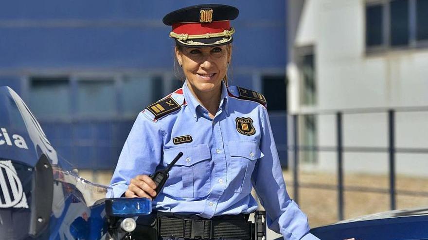 La comissària Cristina Manresa, a les instal·lacions policials de la capital del Bages