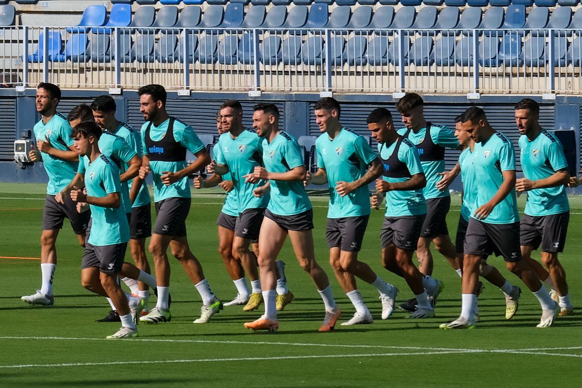 El equipo se entrenó antes de viajar a Castellón.