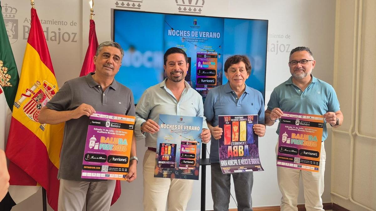 Presentación de la actuación de la Banda Municipal de Música y el Balumba Fest.