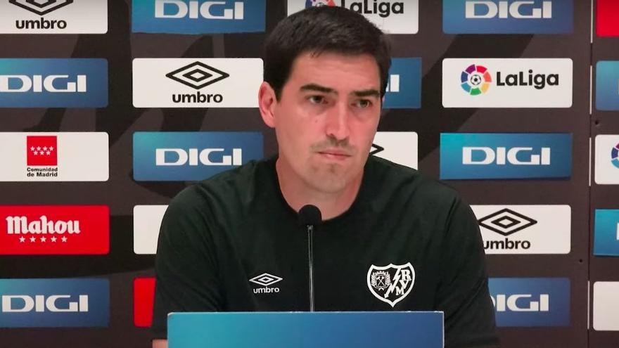 Andoni Iraola, entrenador de la Rayo Vallecano