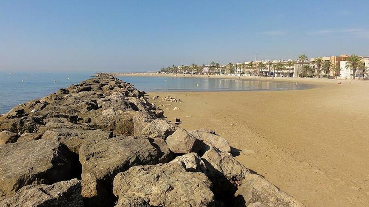 La platja Llarga de Cubelles r