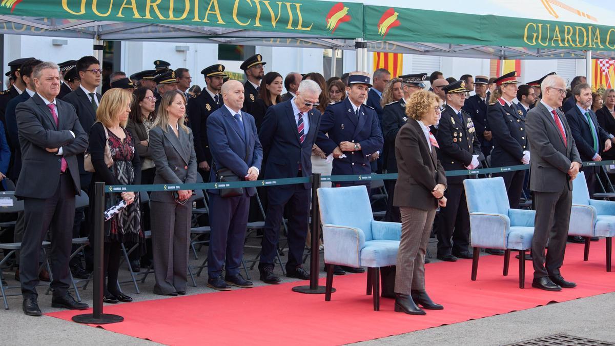 Imatges de la Guàrdia Civil celebrant la seva patrona a Girona