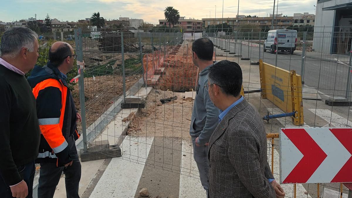Obras para implantar una red de pluviales en la zona noroeste del casco urbano de Rafal