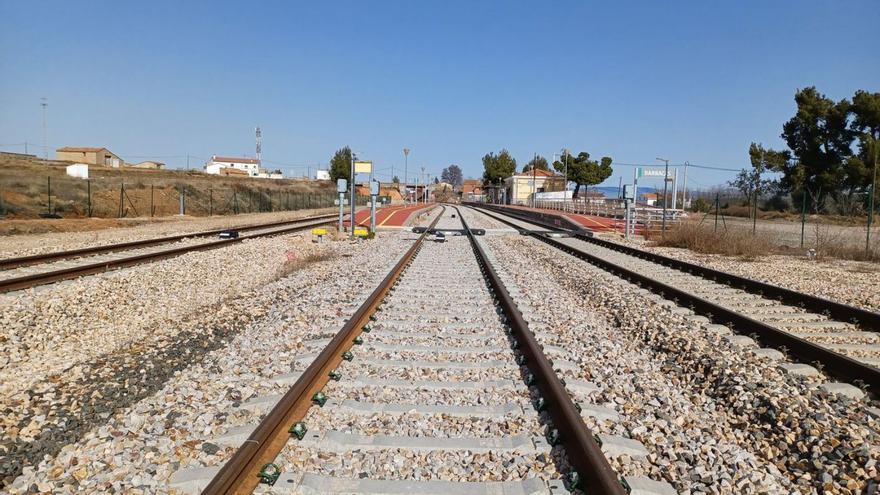 Apartadero de Barracas, uno en los que se ha trabajado en la parte valenciana de la línea Zaragoza-Teruel-Sagunto.