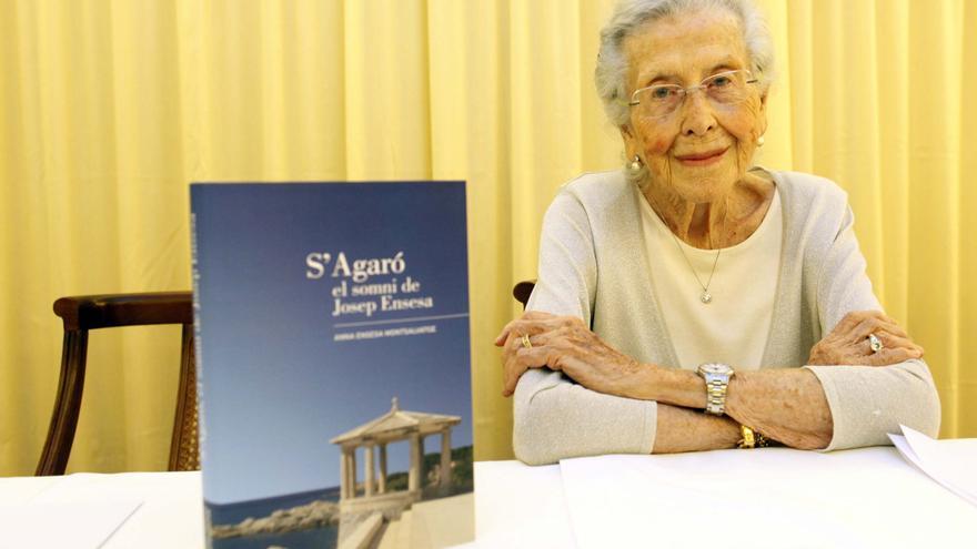 Mor als 100 anys Anna Ensesa, filla del fundador de la Gavina