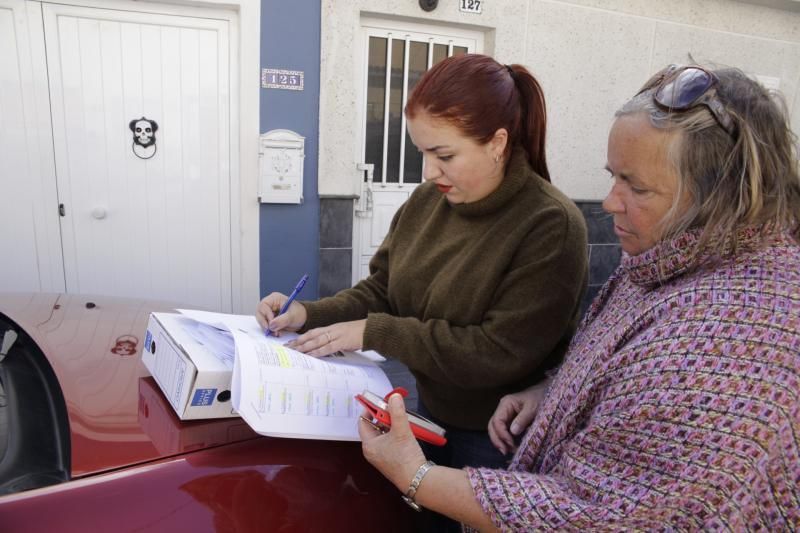 Desalojo de una veintena de viviendas en Güímar