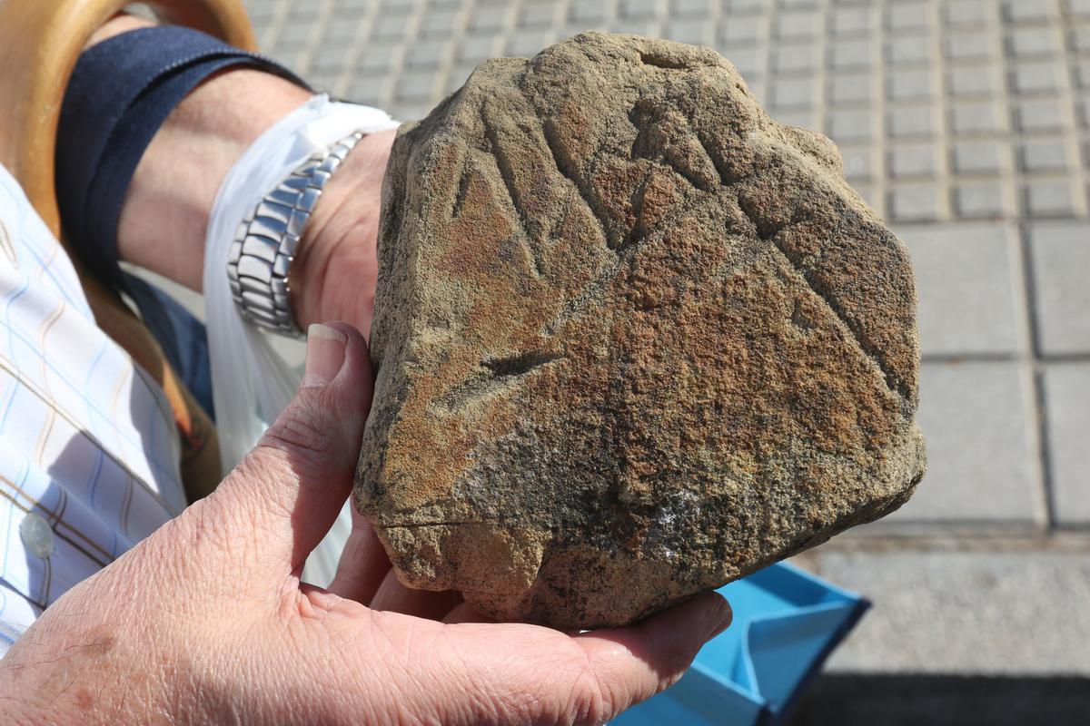 Otra piedra con signos de ELM localizada en Málaga.