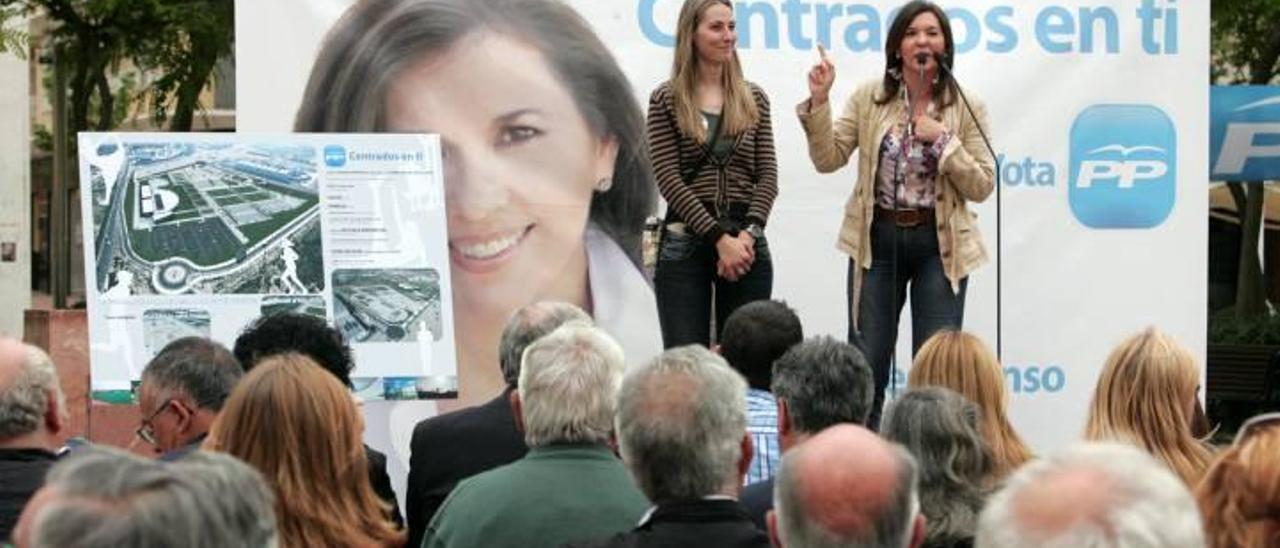 Cristina Martínez y Mercedes Alonso en un acto conjunto