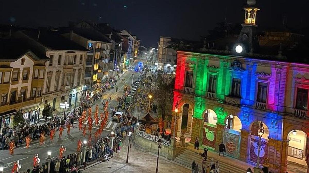 Fiesta de Antroxu en Villaviciosa, en una pasada edición de la cita.