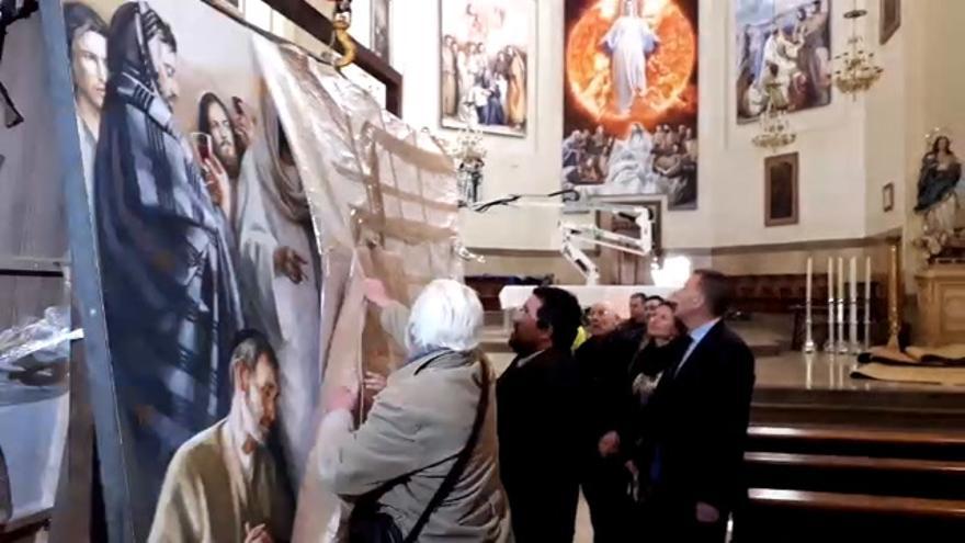 Pinturas de Traver Calzada en la Concatedral de Santa María