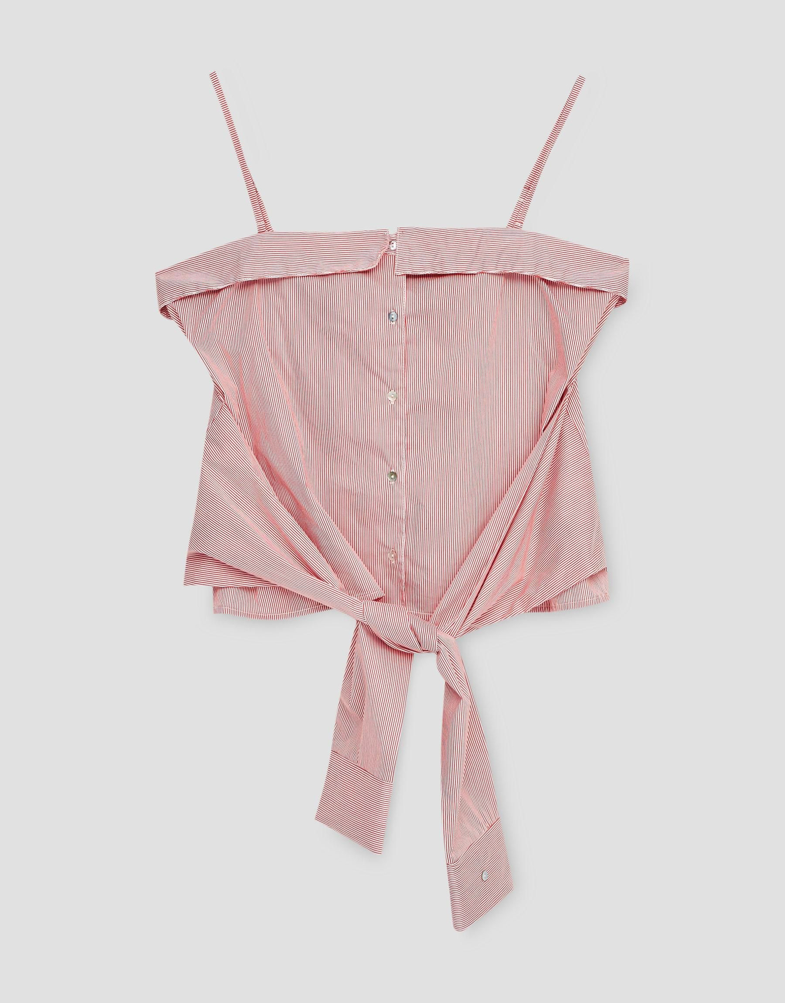 Prendas con nudo para triunfar en primavera: top combinado