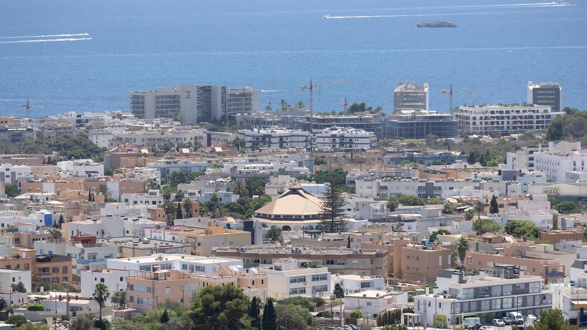 Vista panorámica de Ibiza.