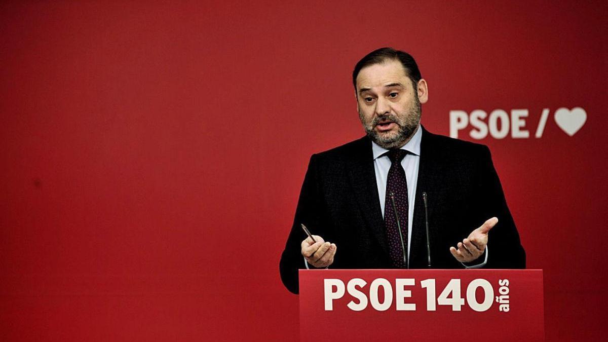 Ábalos va deixar clar que el ministre de Justícia negocia amb el PP en nom de tot el Govern.