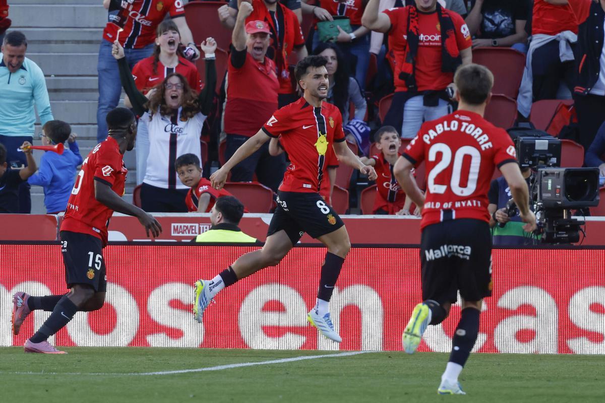 El Mallorca gana al Real Madrid al descanso con un gol de Morlanes (1-0) El Mallorca gana al Real Madrid al descanso con un gol de Morlanes (1-0)
