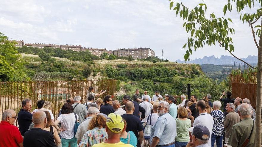 El barri de les Escodines de Manresa recupera un reivindicat tros de paisatge