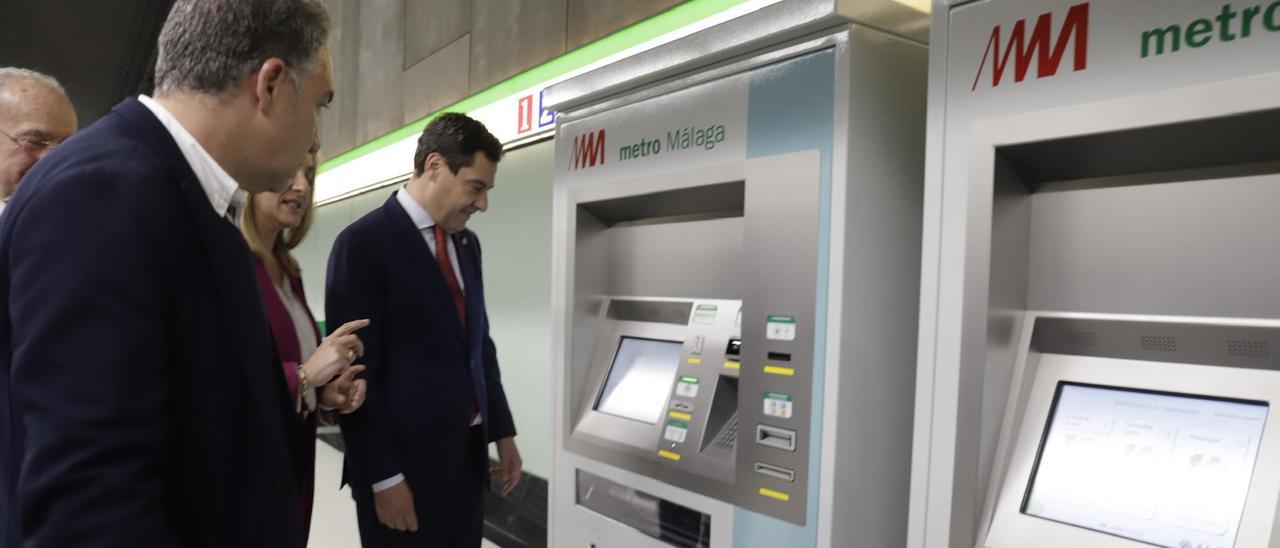 Inauguración de la estación Guadalmedina del metro de Málaga