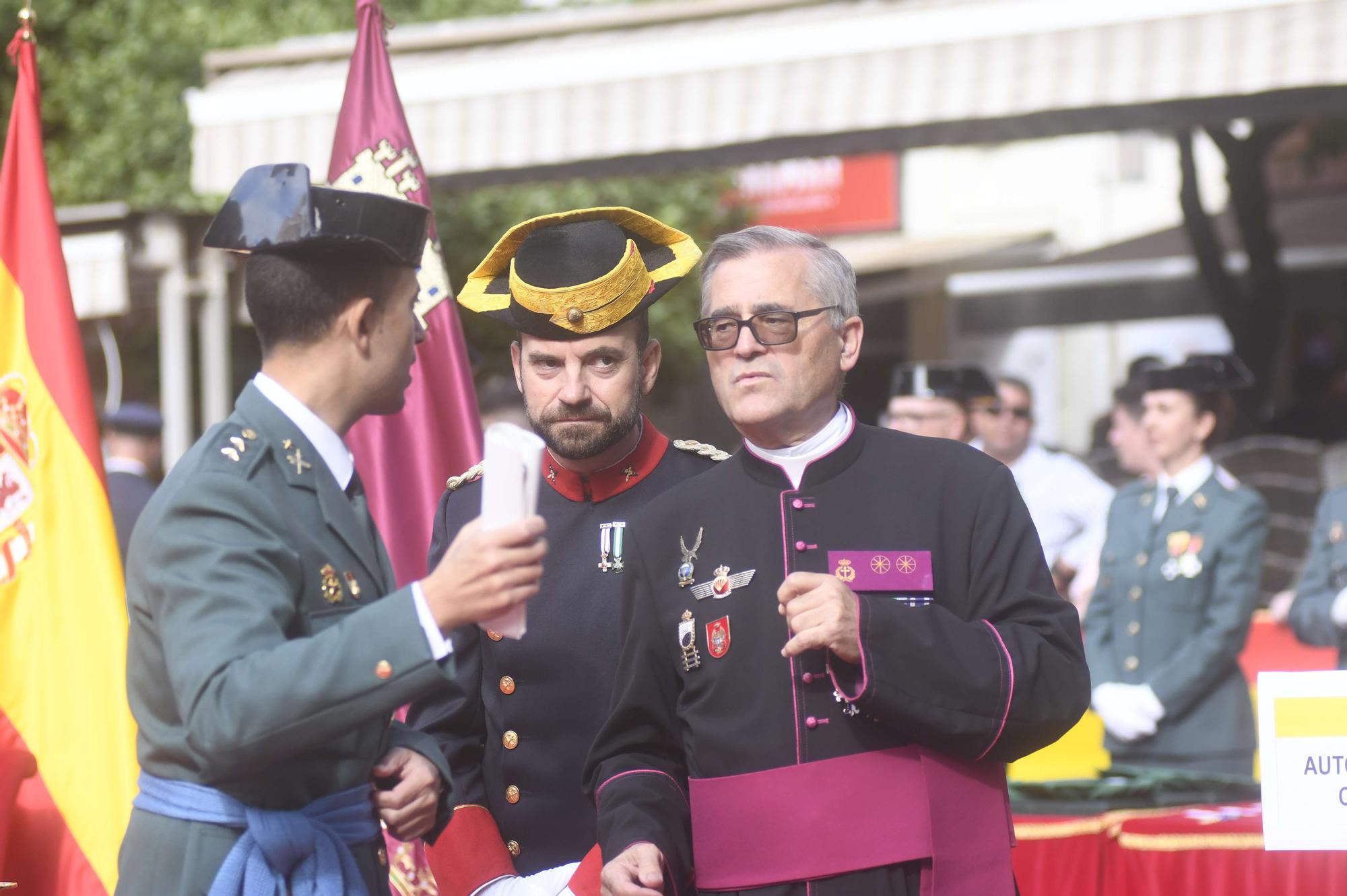 Acto institucional de la Guardia Civil en Murcia por el día de su Patrona