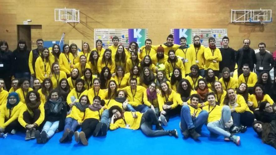 Foto de grup dels monitoris del Campi del 2018.