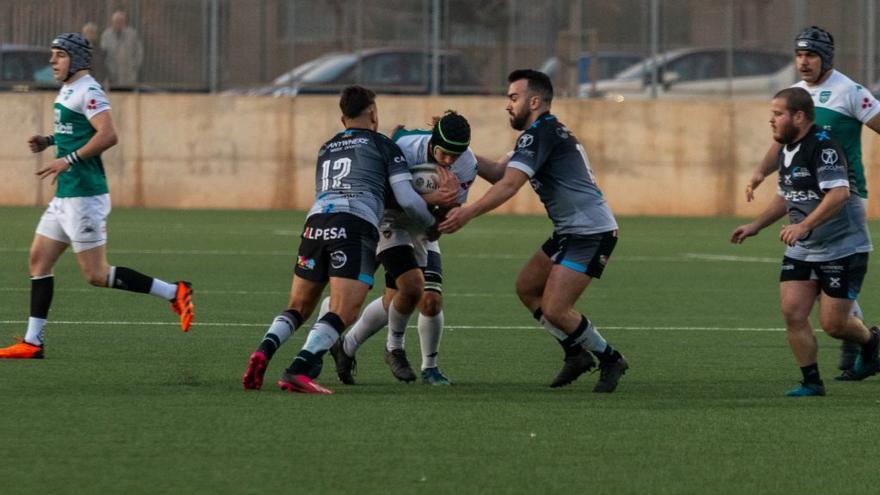 El Inter de rugby se afianza como segundo al vencer por 0-15 al filial del Valencia