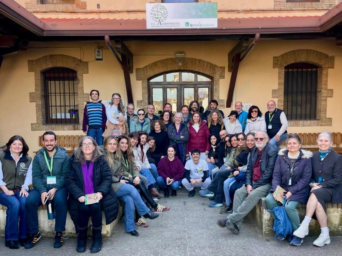 La delegación del Cifea de Lorca, durante su participación en la acción formativa llevada a cabo en Pamplona.