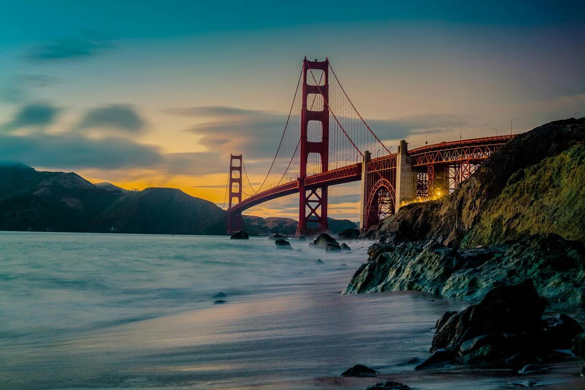 ElGolden Gate, en San Francisco, es otro de los imprescindibles que debes visitar en tu viaje a la Costa Oeste.