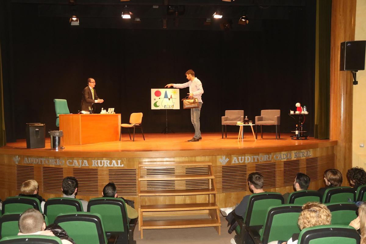 El Auditorio de la Caixa Rural, escenario de estas representaciones teatrales.