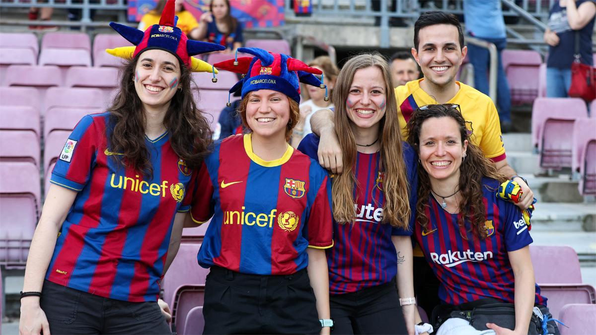 La afición del Barça volvió a empujar al equipo hacia la final