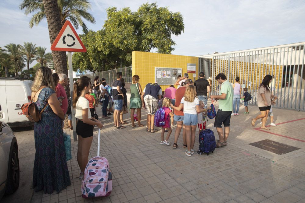 Vuelta al cole en el CEIP Les Palmeres de Canet d'En Berenguer