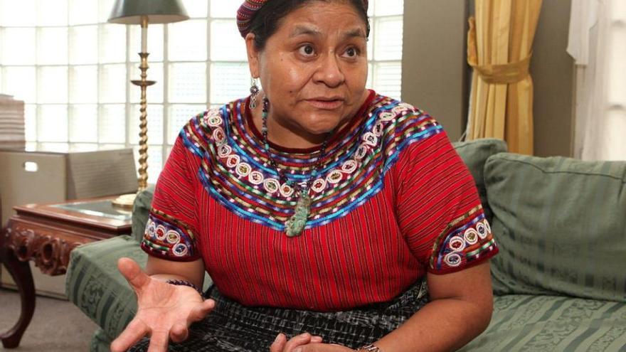 Rigoberta Menchú.